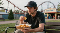 Man banned from Cedar Point after viral video shows him eating McNuggets on roller coaster