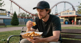 Man banned from Cedar Point after viral video shows him eating McNuggets on roller coaster