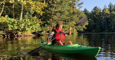 Our family’s Saturday: ‘We started kayaking together, but now he’s much better than me’