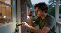 Residents kept reporting strange burglaries inside their homes, even though all the doors were locked. Police finally caught the thief and asked him to show how he was getting in