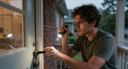 Residents kept reporting strange burglaries inside their homes, even though all the doors were locked. Police finally caught the thief and asked him to show how he was getting in