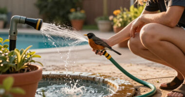 Help Your American Robins Beat The Summer Heat – 5 Easy Gestures of Support For Happy Backyard Birds