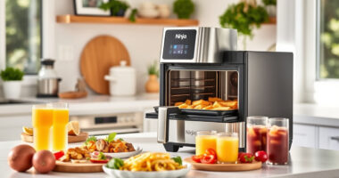 Summer Grilled Chicken and Veggies with Ninja Foodi XL Air Oven