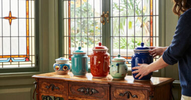An Interior Designer’s Art Nouveau Home Office Has So Much Clever Storage