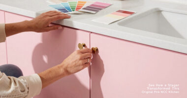 See How A Stager Transformed This Original Pink NYC Kitchen