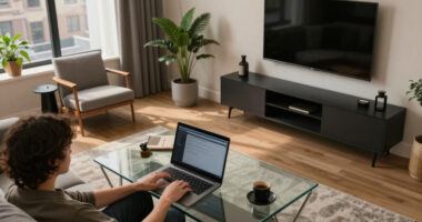This 70-Inch NYC Living Room Somehow Fits Everything It Needs
