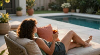 This Lifeless Concrete Backyard Finally Feels Like An Outdoor Living Room