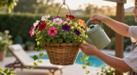 6 Simple Ways To Give Hanging Baskets A Refresh In August – And Keep Containers Looking Lush All Fall