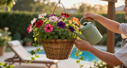 6 Simple Ways To Give Hanging Baskets A Refresh In August – And Keep Containers Looking Lush All Fall