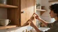 A Vintage Farmhouse Makeover Made These ’80S Kitchen Cabinets Unrecognizable