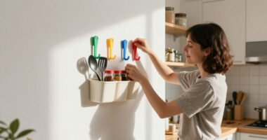 These Silly (And Smart!) Finds Created Instant Storage On My Kitchen Wall