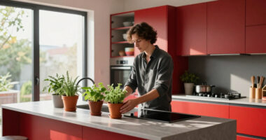 They Stretched Every Dollar And Gave Their Kitchen A Contemporary Redo