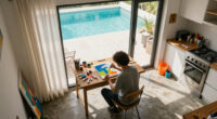 This 500-Square-Foot Studio Doubles As An Artist's Home And Workspace