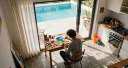 This 500-Square-Foot Studio Doubles As An Artist's Home And Workspace