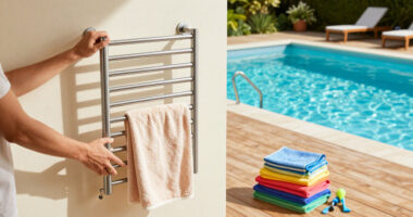 This Metal Rack Creates Instant Towel Storage And Includes Extra Uses I Never Expected!