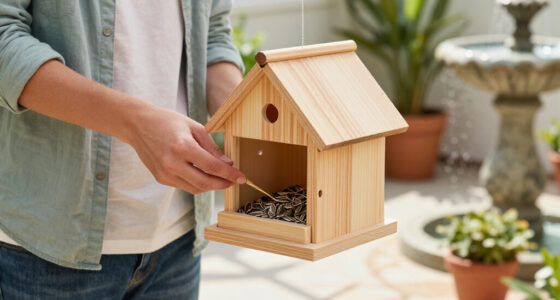 This Mini Birdfeeder Is Like A Cute Cafe For Birds