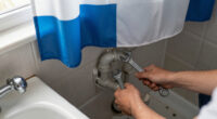 A $10,000 Plumbing Problem Led Me To A $328 Shower Curtain I Love
