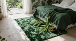 A Bright White Bedroom Is Now A Green Cocoon “Inspired By The Forest”