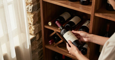 A Closet Lacked Purpose — Until It Became A French-Inspired Wine Room