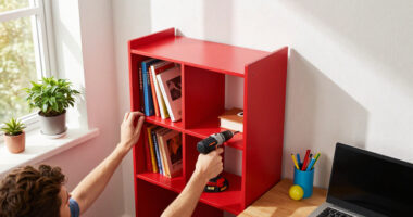 An Office Is Unrecognizable After IKEA BILLY Created A Refreshing Redo