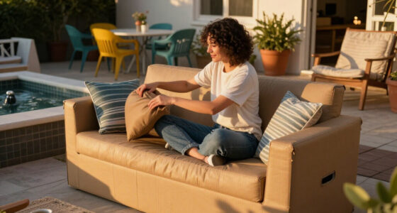 They Made A Blank-Box Living Room Look Custom Without Hiring A Carpenter