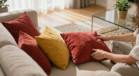 They Took A Risk On Mustard And Red — It Completely Changed This Living Room