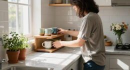 This All-White Kitchen Nook Became Cozy Without A Major Renovation