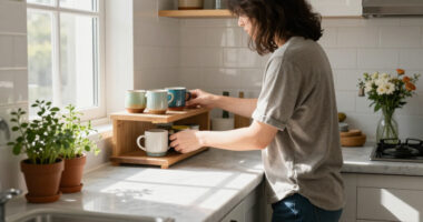 This All-White Kitchen Nook Became Cozy Without A Major Renovation
