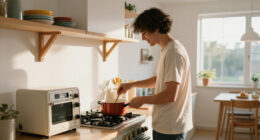 This Kitchen Was Straight Out Of The '70S Until A Cozy All-White Redo