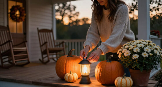 This Solar Accent Light Does So Much More Than Light Up Your Fall Porch – It Adds Magic After Dark