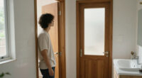 Two Doors Made This Bathroom Feel Awkward — So One Of Them Had To Go