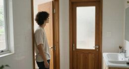 Two Doors Made This Bathroom Feel Awkward — So One Of Them Had To Go