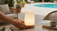 Walmart's New $25 Travertine-Look Lamp Looks Shockingly High-End