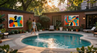 A Hockney Collage Inspired This Art-Filled Central Park Home, Where A Serpentine Sofa Bows To The View